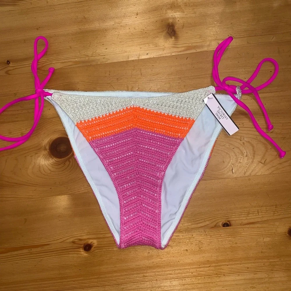 NEW! Victoria’s Secret crochet swim suit bottom - Picture 2 of 6